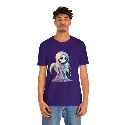 Cute Colorful Reaper - Short Sleeve Tee
